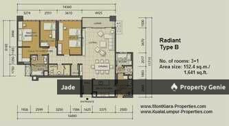 Sunset Balcony View Tiffani Mont Kiara 3BR Walk to Publika Mall