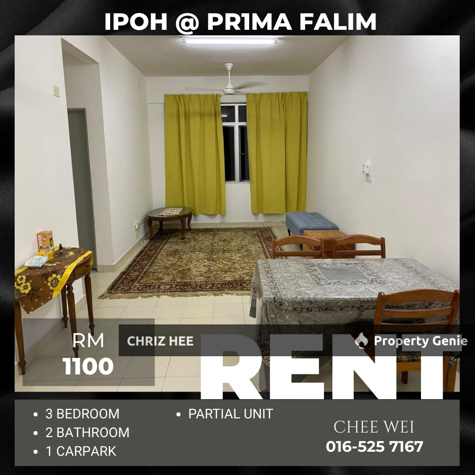 📍IPOH @ Prima Falim Apartment For Rent