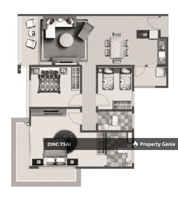 Bayu Sentul Condominium🔥Save RM 91,000🔥5 mins drive to Sentul Timur LRT Station🔥6 mins drive to Setapak Central Mall